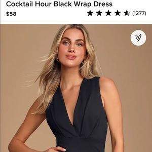 Lulus Black Cocktail Dress